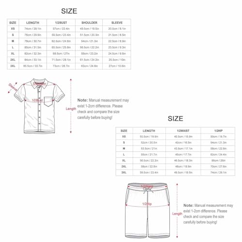 Motif course de moto sur ensemble 2 pièces homme short chemise été légère - 3