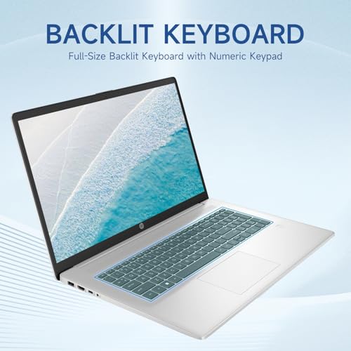 Image of HP Essential 2025 Laptop, 17.3 inch FHD, CORE 7 (Beats i7 1355), 64GB RAM, 2TB SSD, FP Reader, Backlit KB, Webcam, Wi-Fi 6, Windows 11 Home, Silver, Bundle with PCO Laptop Cooler