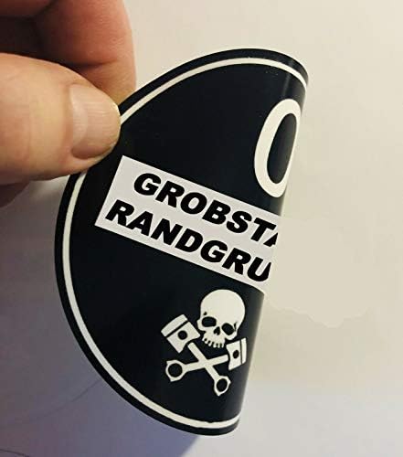 MS Car Sticker Feinstaubplakette Schwarz Umweltplakette mit ...