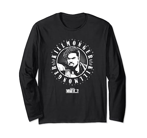 T-shirt What If Killmonger Marvel manches longues pour afficher votre passion des comics avec style