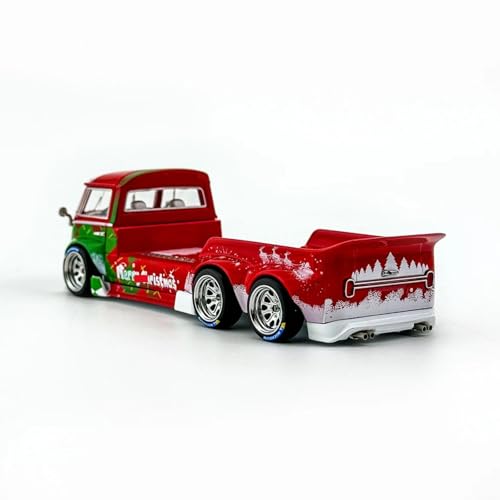 Modelo de remolque para automóvil escala 1:64 en aleación Rojo miniatura 5
