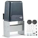 CO-Z Automatic Gate Opener, Sliding Gate Opener Kit for Doors up to 3300lb 20ft, Electric Gate Opener with Remote Control and Release Key, Driveway Home Garden Gate Opening System Gate Complete Kit