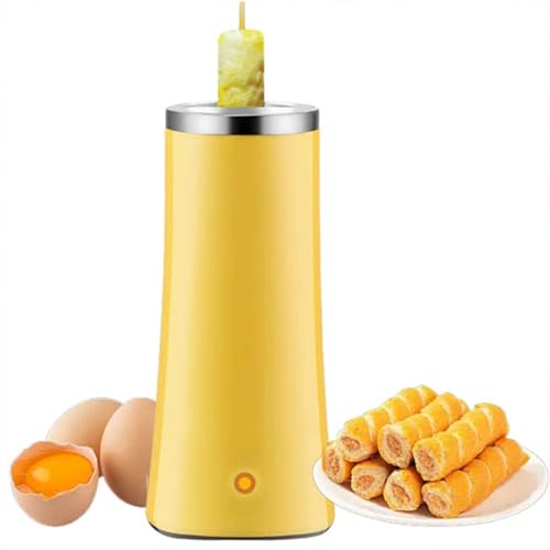 Automatic Electric Egg Roll Maker - 360° Heating with Nonstick Surface for Convenient Cooking at Home or Office