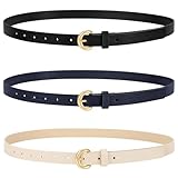 【Plusieurs couleurs】Disponible en cinq couleurs : noir, marron, blanc, beige et bleu marine. Vous pouvez assortir ces ceintures à différentes tenues pour créer des combinaisons harmonieuses.