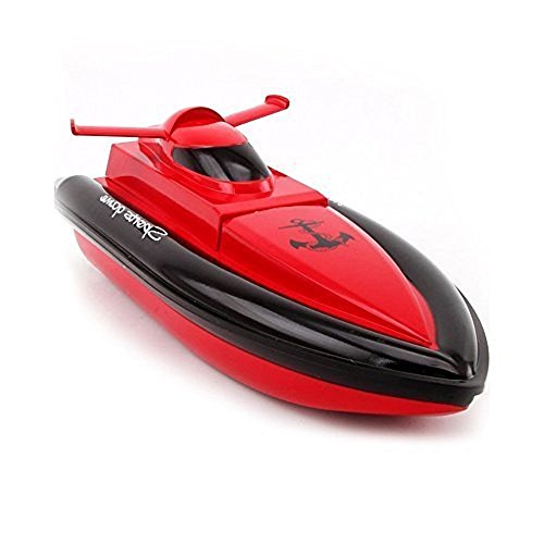 Geburun Electric RC Boat Only Works in Water Remote Control Boat for Gift- Red - //coolthings.us