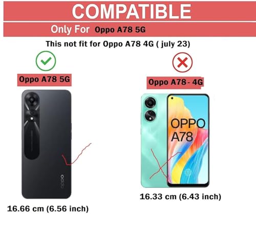 Image of COVERBLACK Rubber Silicone Back Cover for Oppo A78 5G (6.56 INCH) - Transparent