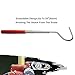 V-CHEETONG 24 Inch Snake Hook Extendable Stainless Steel Handing Tool Reptile Grabber Snake Catcher