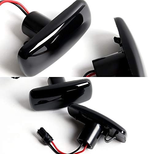 Miniatura 5 de Luz LED ámbar de lente ahumada de posición delantera y lateral delantera, compatible con Dodge Charger 2005-2006, Dodge Avenger, Dodge Caliber,