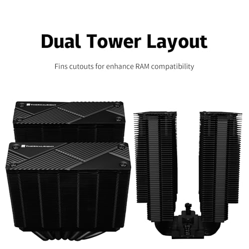 Image of Thermalright Phantom Spirit 120 EVO CPU Air Cooler, 7 Heat Pipes CPU Cooler, Dual 120mm TL-K12 PWM Fan, AGHP 4.0 Technology, S-FDB Bearing, for AMD AM4 AM5 /Intel 1700 /115X /1851 /1200