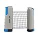 GSE Games & Sports Expert Anywhere Retractable Table Tennis Net and Post. Adjustable Replacement Ping Pong Net (4 Colors) (Gray)