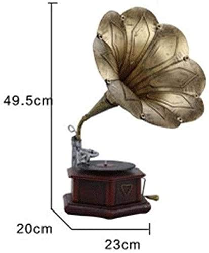 Bronze rétro Antique phonographe Gramophone Platine Vinyle Tourne-Disque Haut-parleurs stéréo décoration de la Maison… - Les Beatles, Paul McCartney, John Lennon, RIngo Starr, George Harrison Bronze rétro Antique phonographe Gramophone Platine Vinyle Tourne-Disque Haut-parleurs stéréo décoration de la Maison… – Image 3