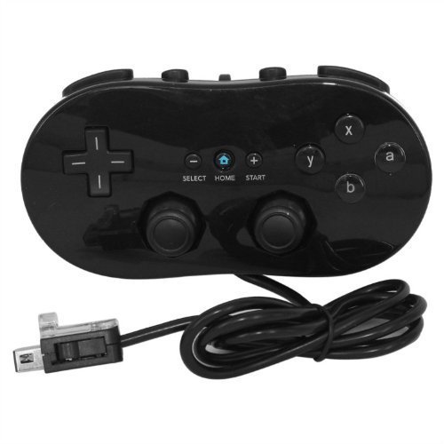 eForBuddy Classic Wired Controller for Nintendo Wii, Black
