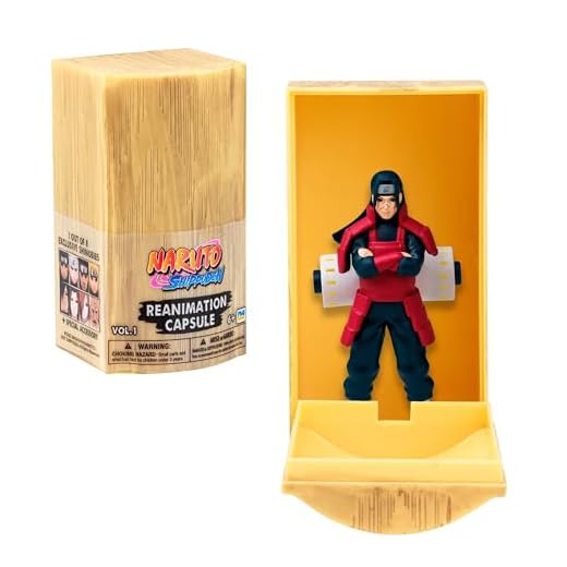 Bizak Naruto Edo Tensei Cápsula Sorpresa, Figura Coleccionable de 7 cm con Accesorio y Pegatinas, 8 Personajes para Coleccionar, +6 años, (64111300)