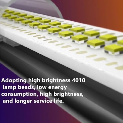 Barre lumineuse miroir LED rechargeable USB à intensité tactile - 4