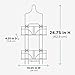 Zenna Home Caddy, Chrome Expandable Over-The-Shower