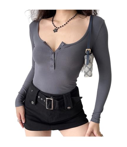 Retro Denim Mini Skirt for Women Belted3