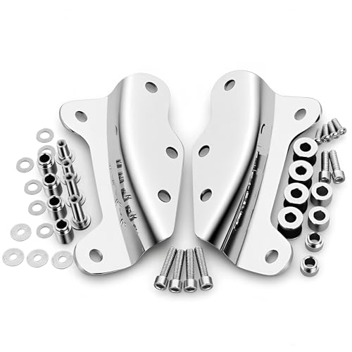 Fixation sissy bar 4 points pour s'évader en Harley Road Glide