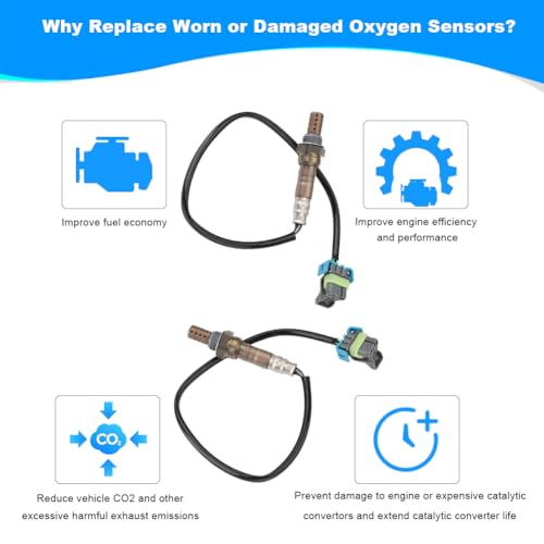 Sensor de oxígeno JDMON 2 piezas para vehículos miniatura 3