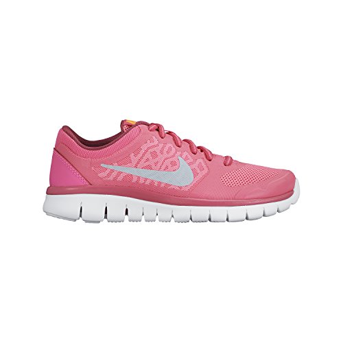 Nike New Girl's Flex 2015 RN Athletic Shoe Pink Pow/Citrus 7