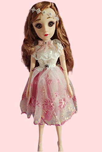 Image of DSR BJD Dolls 50CM Smart Dol Ball Jointed Doll with Music Gift for Girls Best Gift All Festival (50CM) (Light -Red)