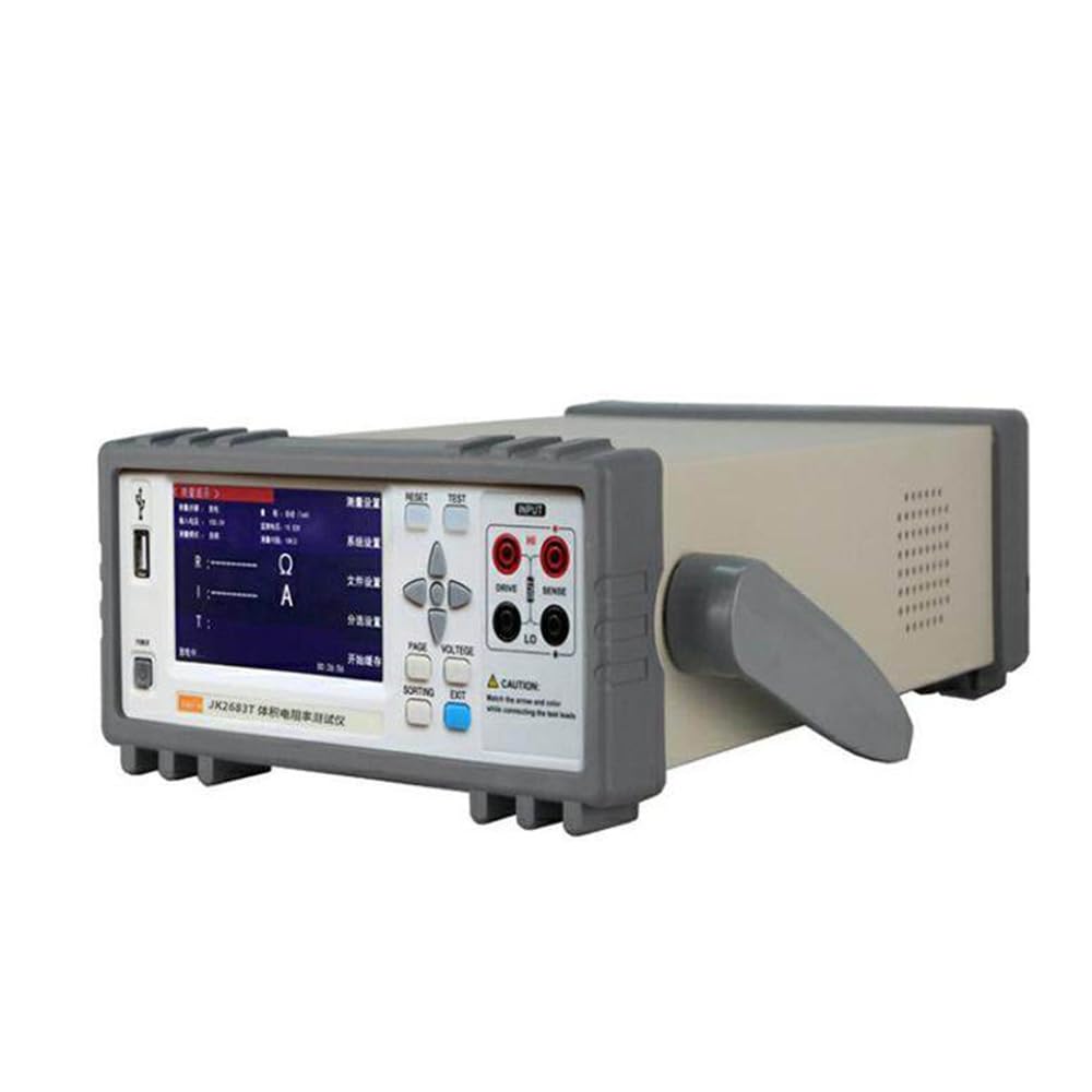 JK2683T Insulation Material Volume and Surface Resistivity Tester 10kΩ~10TΩ Output Voltage 1V~1000VDC Current 10pA~1mA