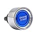 RUIZHI Bouton de Démarrage du Moteur DC 12V 50A Commutateur à Bouton-Poussoir Multifonctionnel Start Engine Button pour Voiture (Bleu)