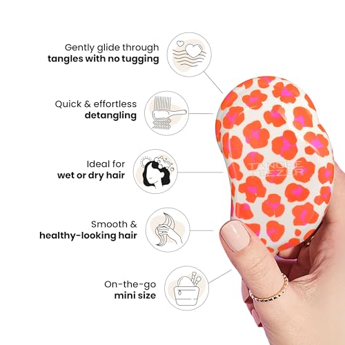 Brosse Tangle Teezer mini pour démêler les cheveux rebelles sans douleur
