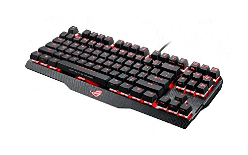 ASUS RGB Mechanical Gaming Keyboard - M802 ROG Claymore Core | Cherry MX Red Switches | Dedicated Hot Keys for One-Click Overclocking, Fan Control | Gaming Keyboard for PC | Aura Sync RGB Backlit Eff