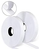 fruitlet® Klettband Selbstklebend Extra Stark Weiß 3m x 16mm, Doppelseitiges Klettband Velcr Klett 1 Paar, Klettverschluss Selbstklebend für Stoff, Fliegengitter etc.