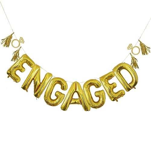 Image of Letter Balloons Gold Party Balloon - 40 Inch Large Gold Letter G Balloon, Letter Balloon Birthday Decorations, Balloon for Women Men Anniversary Party Decorations Supplies