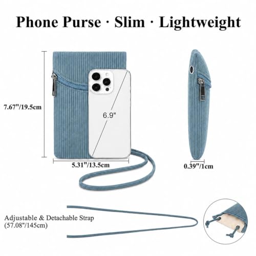Image of Small Crossbody Women Cell Phone Purse Wallet Bag With Shoulder Strap