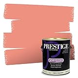 PRESTIGE Paints Exterior Paint and Primer In One, 1-Gallon, Semi-Gloss, Comparable Match of Sherwin Williams* Animated Coral*