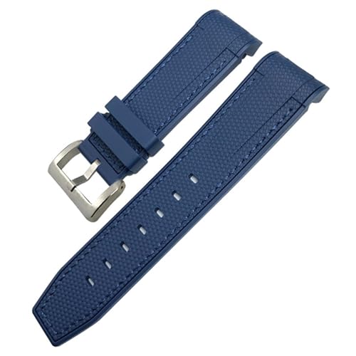 Bracelet en caoutchouc naturel pour Blancpain Fifty Fathoms, l'élégance bicolore 23mm