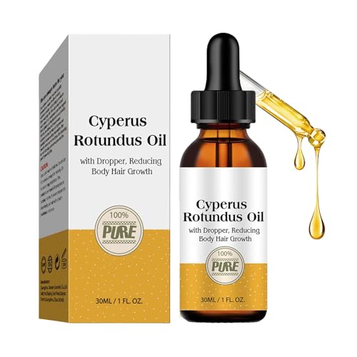 Cyperus Rotundus Oil | 30 Ml Aceite de Chipre Rotundus | Aceite Puro de Cyperus para Depilación | Aceite Corporal Cyperus Rotundus para Tratamiento para El Cabello Encarnado