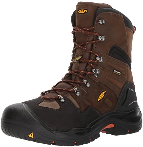 KEEN Utility Coburg, Men's, Cascade Brown/Brindle, Steel Toe, EH, Waterproof Boot (10.0 D)