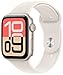 Apple Watch SE 3 GPS 40 mm Smartwatch mit Starlight Aluminiumgehäuse mit Starlight Sportband S/M, Fitness- und Schlaf-Tracker, Pulsmesser, Always-On-Display, wasserabweisend