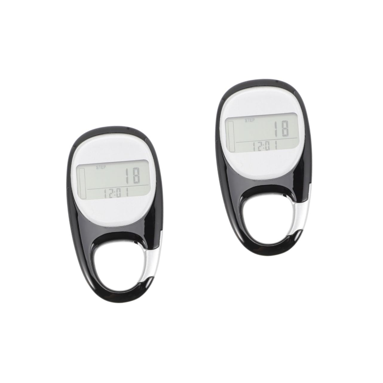 Milisten Multifunktionaler Pedometer für Reisen und Sport Tragbarer Schrittzähler mit Professionellem Sensor für Hiking und Walking Langlebige Batterie Kompakte