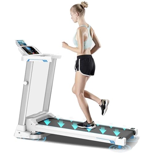 Image of Folding Treadmills Home Fitness Equipment for Electric Treadmills with Speaker Led Display, Silent Sports Walking