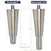 KASON 6165800BN6T4 Threaded Steel Stud 6” Adjustable Equipment Leg/Foot for Industrial Commercial Equipment Stands (5/8” Stud - 1 Pc)