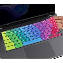 CaseBuy Keyboard Cover for 2024 Acer Chromebook Plus 314 514 CB314-4HT CB514 CBE574 14, Acer Chromebook Plus 515 CB515 CBE595 15.6 Laptop Skin -Rainbow