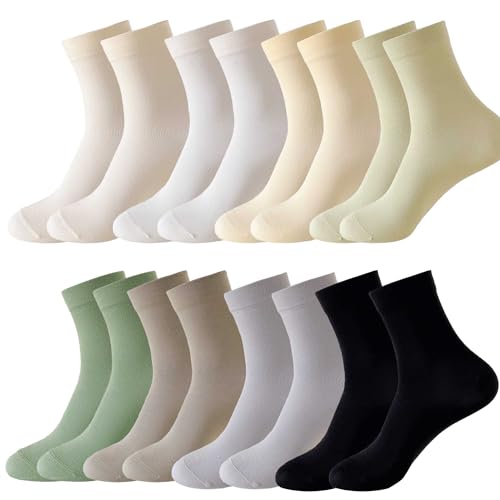 Image of Loucey 12-18 Packs No Show Socks Invisible Socks Men Women Cushioned Low Cut Ankle Sock for Running Gym Hiking (6-9 Pairs)