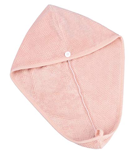 MAYOUTH Microfiber Hair Drying Towels Head wrap with Bow-knot Shower Cap Hair Turban hairWrap Bath Cap For Curly Long & Wet Hair gift for women