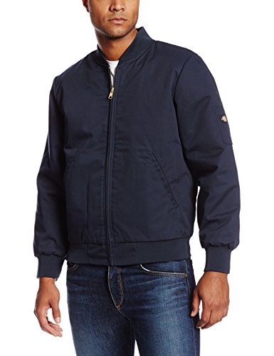 Dickies Occupational Workwear JTC2DN 3XL Polyester/Cotton Insulated Team Jacket with Slash Front Pockets, 3X-Large, Dark Navy