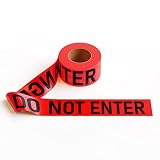 Crowd Control Warehouse Danger Do Not Enter PE Warning Tape, 3 in X 1000 Ft