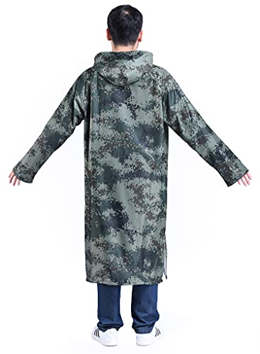 Bata de cambio impermeable para hombre que busca protección y abrigo 2