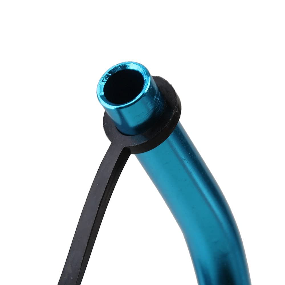 Mxfans T10034 Nitro Kraftstoff-Nachfüllflasche mit Aluminium-Legierung, 250 ml, Weiß, für RC Modellauto