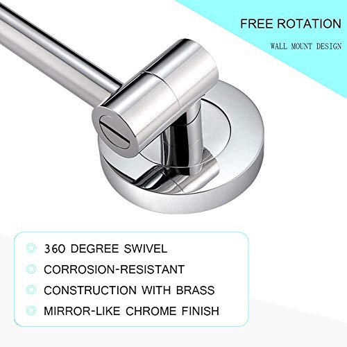 Miroir de maquillage mural double face miroir extensible salle de bain