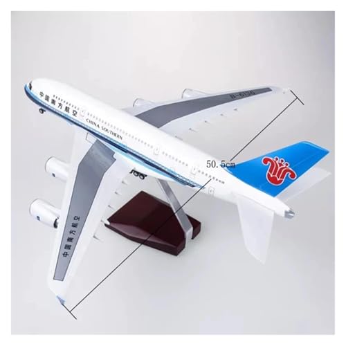 Réplica de avión A380 escala 1:160 una obra de arte iluminada de colección 3