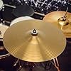 PRETYZOOM Drum Set Brass Crash Cymbals 6 Inch Alloy Percussion Cymbals for Jazz Musicians Seamless Playing Surface #4