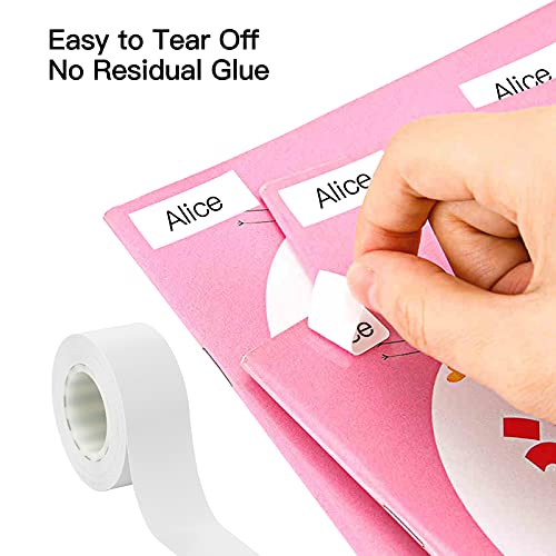 lifcasual 16mmx4m Papel para etiquetas adesivas Papel para impressão térmica Fita adesiva à prova d